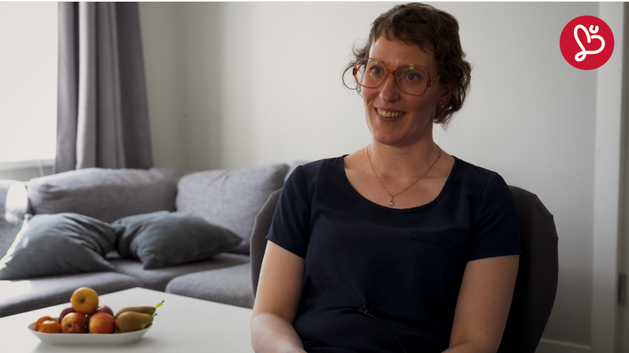 Annica Björkman i en intervju