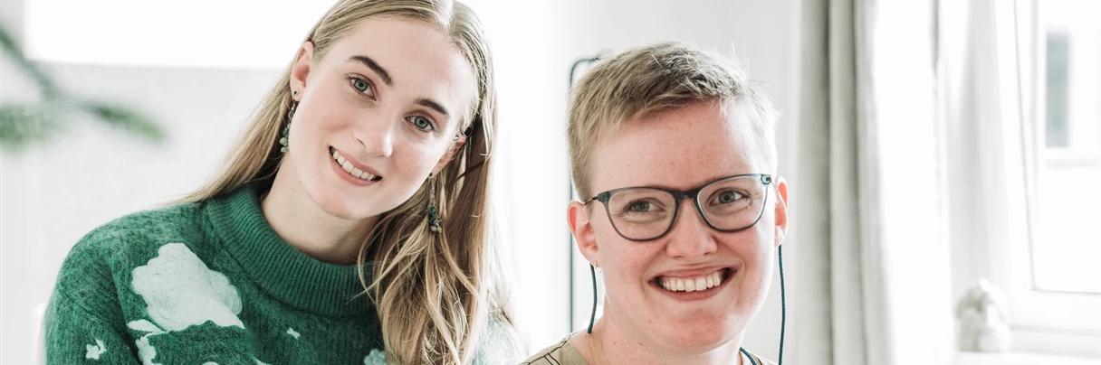 BPA-kunden Vigdis og assistent SANNE