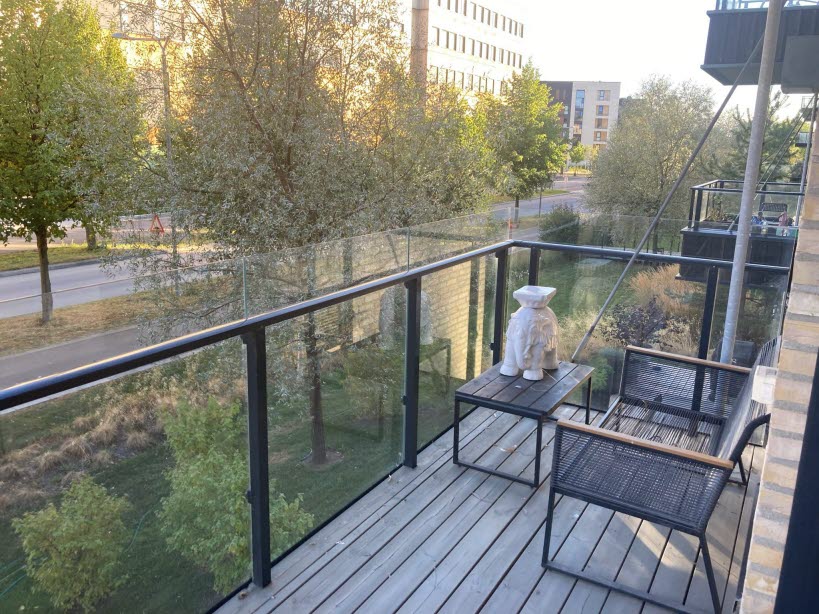 Samværsleilighet Fornebu balkong
