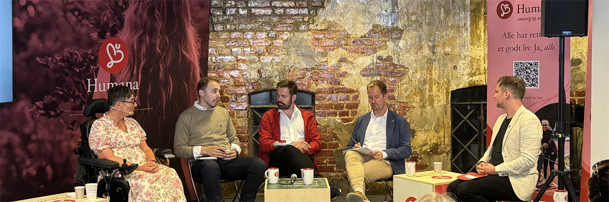 CRPD-arrangementet under Arendalsuka - deltagere på scenen