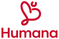 Humanas logotyp stående
