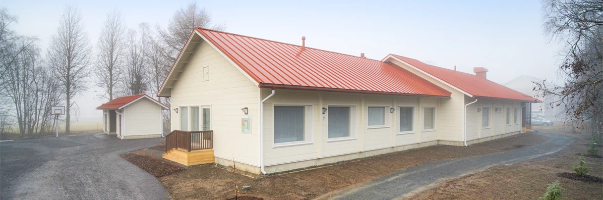 New building from outside. 