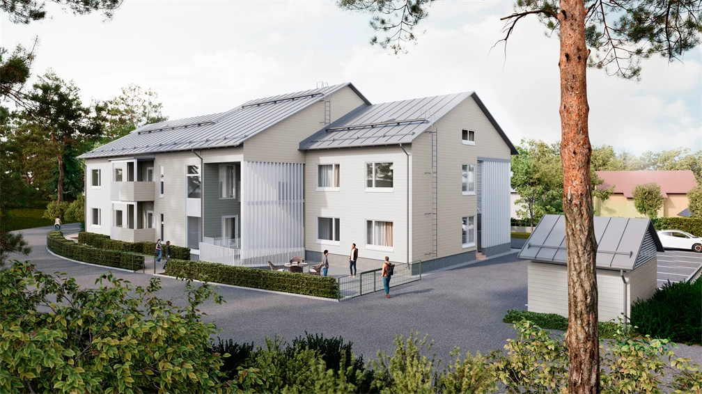 Havainnekuva Kipinän rakennuksesta