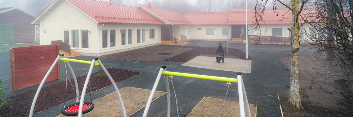 New building from outside. 