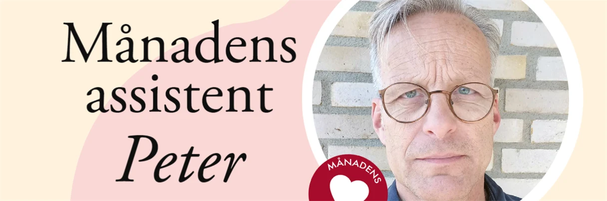 bild på person som utsetts till månadens assistent