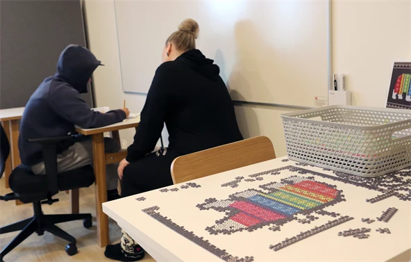 Omassa opetusryhmässä sijoitetuilla lapsilla on rauhallinen ympäristö oppia. 