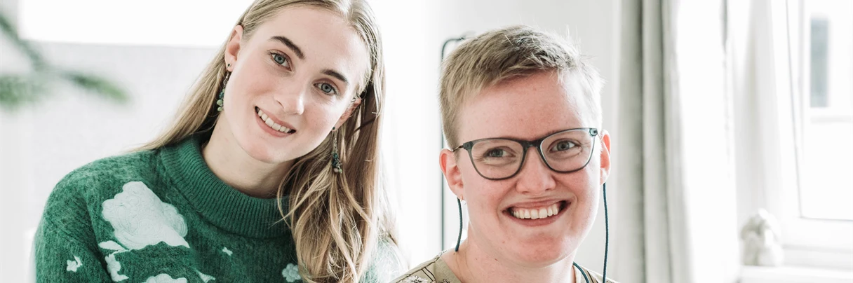 BPA-kunden Vigdis og assistent SANNE