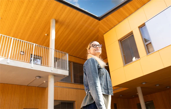 Kuurinkallion yksikönjohtaja Riikka Mäkelä-Brunner